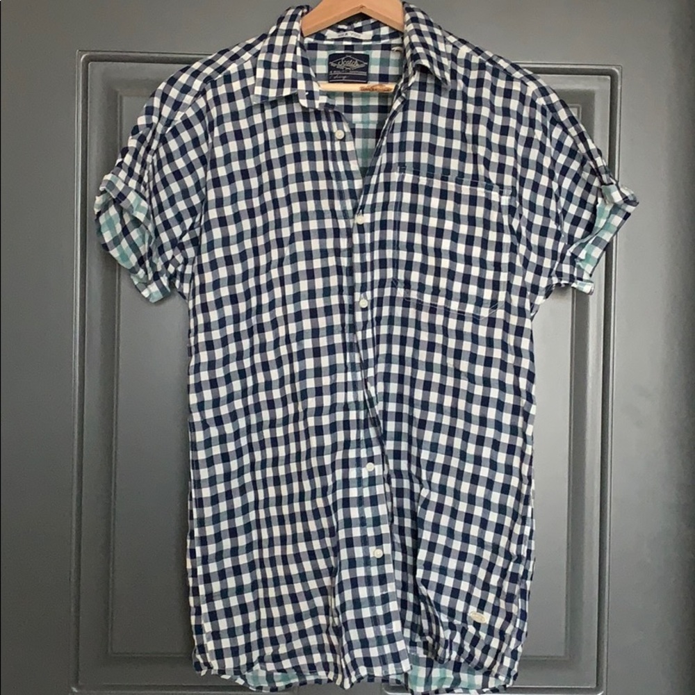 NWT * Scotch & Soda men’s cotton button tee